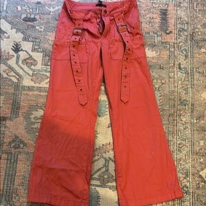 Forever 21 Red Wide Leg Pants